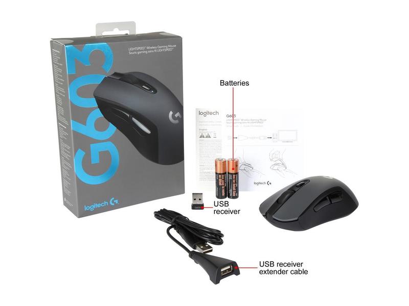 Krudt inden for Withered Logitech G603 6B WL Gaming Mouse - Cyber Center